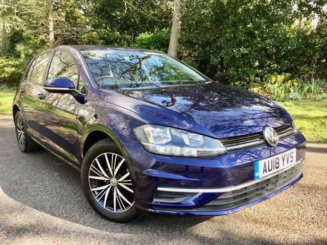 2018 18 Volkswagen Golf 1.0 SE TSI BLUEMOTION TECHNOLOGY 5d 109 BHP ONLY 23,500 MILES//FULL VW SERVICE HISTORY//X11 AIRBAGS//REAR PARK CAMERA//DAB RADIO//X2 PRIVATE OWNERS