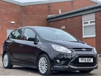 USED 2014 14 FORD C-MAX 1.6 TITANIUM TDCI 5d 114 BHP REAR PARKING AID +  CRUISE CONTROL +  BLUETOOTH +   DAB RADIO +  AUX +  USB +  DUAL ZONE CLIMATE CONTROL +  KEYLESS START +