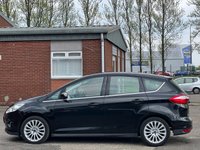 USED 2014 14 FORD C-MAX 1.6 TITANIUM TDCI 5d 114 BHP REAR PARKING AID +  CRUISE CONTROL +  BLUETOOTH +   DAB RADIO +  AUX +  USB +  DUAL ZONE CLIMATE CONTROL +  KEYLESS START +