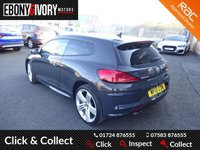 USED 2017 17 VOLKSWAGEN SCIROCCO 2.0 R LINE TDI BLUEMOTION TECHNOLOGY DSG 2d 148 BHP FULL VW SERVICE HISTORY + WE'LL COMPLETE FULL SERVICE, DSG GEARBOX SERVICE & MOT