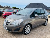 USED 2013 13 VAUXHALL MERIVA 1.7 SE CDTI 5d 128 BHP Low Mileage with Panoramic Roof and front and rear sensors