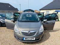 USED 2013 13 VAUXHALL MERIVA 1.7 SE CDTI 5d 128 BHP Low Mileage with Panoramic Roof and front and rear sensors