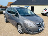 USED 2013 13 VAUXHALL MERIVA 1.7 SE CDTI 5d 128 BHP Low Mileage with Panoramic Roof and front and rear sensors