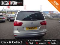 USED 2014 14 SEAT ALHAMBRA 2.0 CR TDI SE DSG 5d 140 BHP FANTASTIC EXAMPLE+FULLY SERVICED+1 YEAR MOT+BREAKDOWN COVER