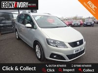 USED 2014 14 SEAT ALHAMBRA 2.0 CR TDI SE DSG 5d 140 BHP FANTASTIC EXAMPLE+FULLY SERVICED+1 YEAR MOT+BREAKDOWN COVER