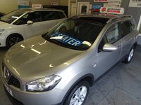 USED 2010 10 NISSAN QASHQAI+2 1.6 N-TEC PLUS 2 5d 113 BHP **  7 SEATER  **  .....SATNAV