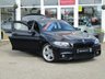 USED 2015 15 BMW 5 SERIES 2.0 520D M SPORT 4d 188 BHP Finished in TANZANITE BLUE metallic with contrasting BLACK HEATED LEATHER. This Popular BMW 5 Series still retains its striking looks and together with its performance and economy makes it a perfect family auto saloon. Features include &pound;30 ROAD TAX, SAT NAV, DAB, Harman Kardon Speakers, Full Heated Leather, Park Sensors, Cruise, Upgraded 19" Alloys and much more. Dealer Serviced at 10757 miles, 19459 miles, 30363 miles, 54699 miles and at 70022 miles.