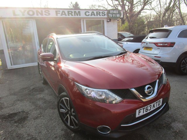 2014 63 Nissan Qashqai 1.6 DCI TEKNA 5d 128 BHP FOUR WHEEL DRIVE