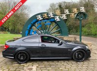 USED 2012 62 MERCEDES-BENZ C-CLASS 6.2 C63 AMG 2d 457 BHP C63 6.3 V8 AUTOMATIC COUPE - HUGE SPEC - FULL MERCEDES HISTORY - FULL BLACK LEATHER - SATELLITE NAVIGATION - PANORAMIC GLASS ROOF - NOT FOR THE FAINT HEARTED !!!