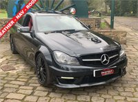 USED 2012 62 MERCEDES-BENZ C-CLASS 6.2 C63 AMG 2d 457 BHP C63 6.3 V8 AUTOMATIC COUPE - HUGE SPEC - FULL MERCEDES HISTORY - FULL BLACK LEATHER - SATELLITE NAVIGATION - PANORAMIC GLASS ROOF - NOT FOR THE FAINT HEARTED !!!