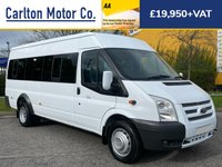 USED 2014 14 FORD TRANSIT 430 EF 17 SEAT MINIBUS DRW LOOK AT THIS ONLY 5,870 MILES
