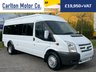 USED 2014 14 FORD TRANSIT 430 EF 17 SEAT MINIBUS DRW LOOK AT THIS ONLY 5,870 MILES