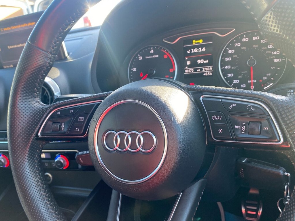 USED 2018 68 AUDI A3 1.6 TDI S LINE 5d 114 BHP ALLOYS JUST BEEN REFURBISHED