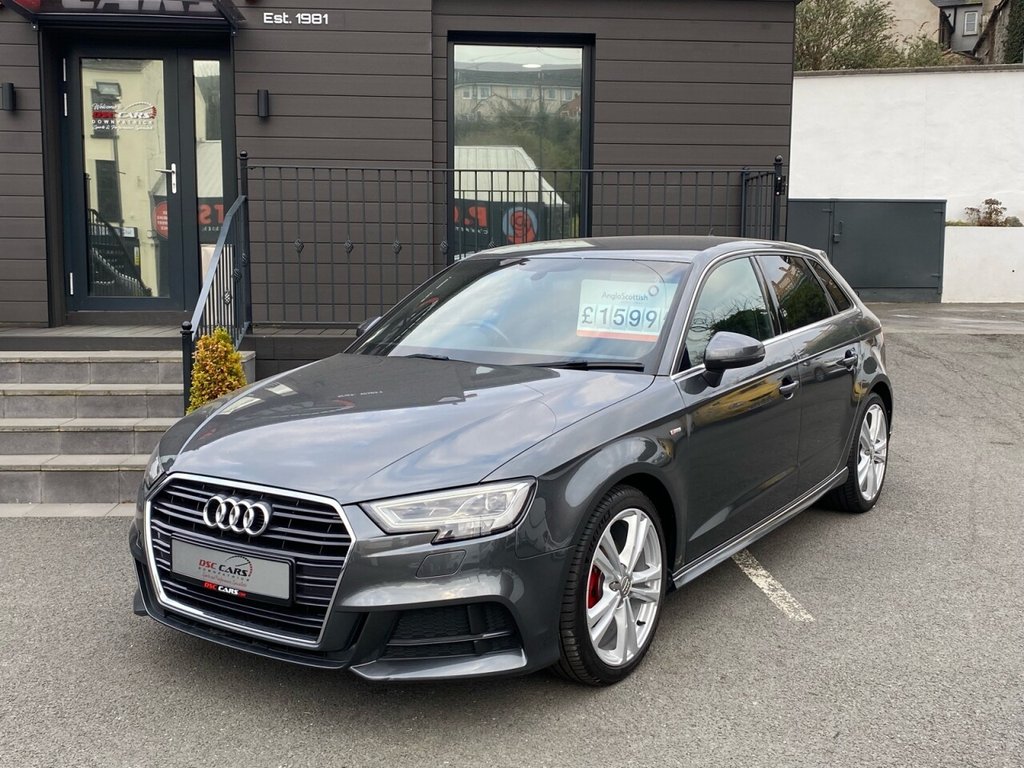 USED 2018 68 AUDI A3 1.6 TDI S LINE 5d 114 BHP ALLOYS JUST BEEN REFURBISHED