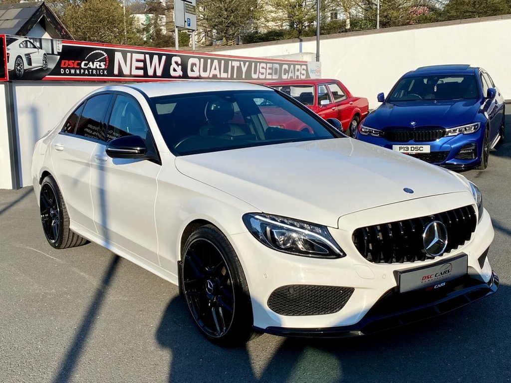 USED 2016 66 MERCEDES-BENZ C-CLASS 2.1 C 220 D 4MATIC AMG LINE 4d 170 BHP FULL AERO BODYKIT