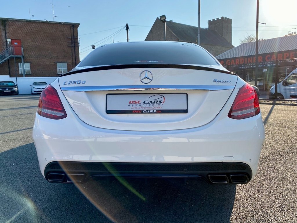 USED 2016 66 MERCEDES-BENZ C-CLASS 2.1 C 220 D 4MATIC AMG LINE 4d 170 BHP FULL AERO BODYKIT