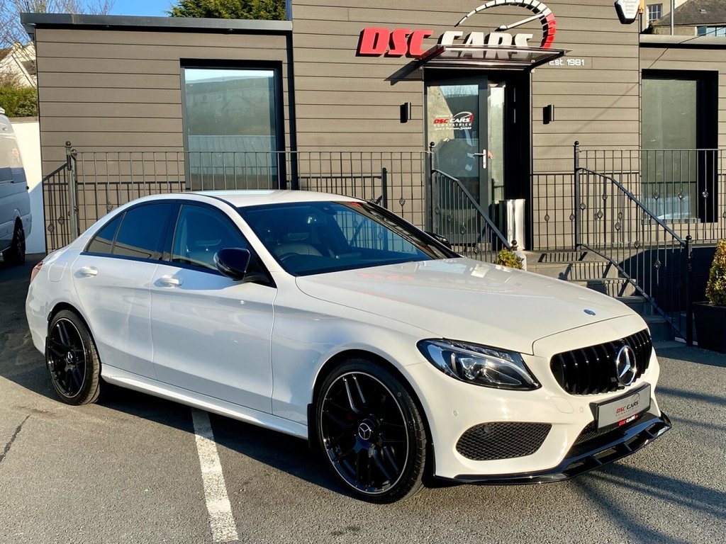 USED 2016 66 MERCEDES-BENZ C-CLASS 2.1 C 220 D 4MATIC AMG LINE 4d 170 BHP FULL AERO BODYKIT