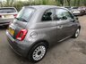 USED 2019 19 FIAT 500 1.2 LOUNGE 3d 69 BHP NEW SHAPE *7" HD Touchscreen with Satellite Navigation & DAB Radio* Fiat Main Dealer Service History + Just Serviced, One Owner, MOT until April 2023, Great fuel economy!