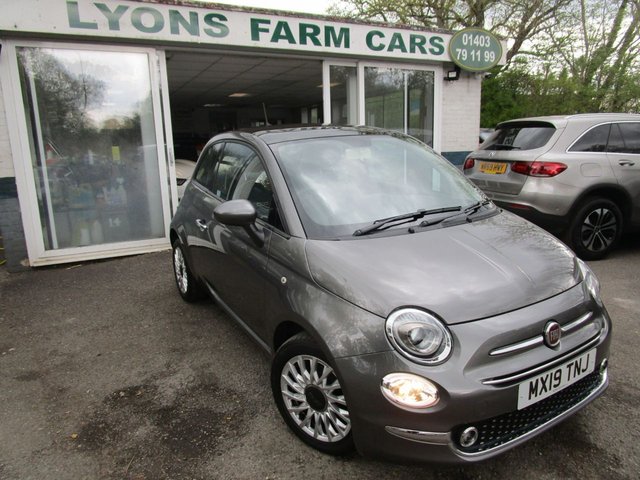 2019 19 Fiat 500 1.2 LOUNGE 3d 69 BHP NEW SHAPE