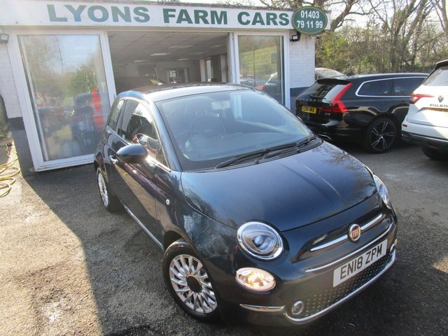 2018 18 Fiat 500 1.2 LOUNGE 3d 69 BHP NEW SHAPE
