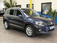 USED 2014 14 VOLKSWAGEN TIGUAN 2.0 MATCH TDI BLUEMOTION TECHNOLOGY 4MOTION 5d 139 BHP 4WD SAT NAV PARK ASSIST LEATHER HEATED SEATS DAB LOW MILEAGE 2 OWNERS EXCELLENT SERVICE HISTORY