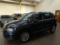 USED 2014 14 VOLKSWAGEN TIGUAN 2.0 MATCH TDI BLUEMOTION TECHNOLOGY 4MOTION 5d 139 BHP 4WD SAT NAV PARK ASSIST LEATHER HEATED SEATS DAB LOW MILEAGE 2 OWNERS EXCELLENT SERVICE HISTORY