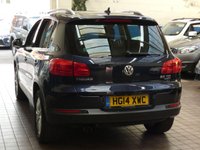 USED 2014 14 VOLKSWAGEN TIGUAN 2.0 MATCH TDI BLUEMOTION TECHNOLOGY 4MOTION 5d 139 BHP 4WD SAT NAV PARK ASSIST LEATHER HEATED SEATS DAB LOW MILEAGE 2 OWNERS EXCELLENT SERVICE HISTORY