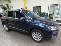 USED 2014 14 VOLKSWAGEN TIGUAN 2.0 MATCH TDI BLUEMOTION TECHNOLOGY 4MOTION 5d 139 BHP 4WD SAT NAV PARK ASSIST LEATHER HEATED SEATS DAB LOW MILEAGE 2 OWNERS EXCELLENT SERVICE HISTORY