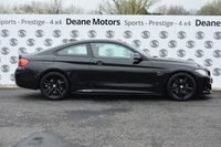 USED 2013 63 BMW 4 SERIES 3.0 430D M SPORT 2d 255 BHP M PERFORMANCE KIT 19IN ALLOYS GLOSS BLACK/PRO MEDIA/