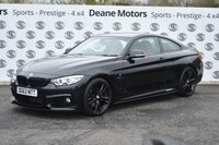 USED 2013 63 BMW 4 SERIES 3.0 430D M SPORT 2d 255 BHP M PERFORMANCE KIT 19IN ALLOYS GLOSS BLACK/PRO MEDIA/
