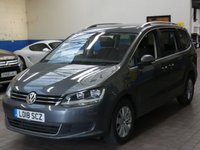 USED 2018 18 VOLKSWAGEN SHARAN 1.4 SE NAV TSI BLUEMOTION TECHNOLOGY 5d 148 BHP 7 SEAT SAT NAV PARKING SENSORS