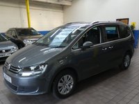 USED 2018 18 VOLKSWAGEN SHARAN 1.4 SE NAV TSI BLUEMOTION TECHNOLOGY 5d 148 BHP 7 SEAT SAT NAV PARKING SENSORS