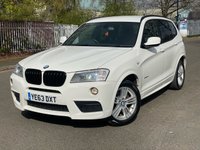 USED 2013 63 BMW X3 2.0 XDRIVE20D M SPORT 5d 181 BHP 