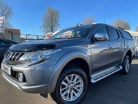 USED 2017 17 MITSUBISHI L200 2.4 DI-D 4WD WARRIOR DCB 178 BHP ONLY 1 OWNER FROM NEW+NO VAT+UNBEATABLE VALUE+SERVICE HISTORY+FULL LEATHER+NO VAT+SATELLITE NAVIGATION+BLUETOOTH+REAR TRUCKMAN TOP+REVERSE CAMERA+SIDE STEPS+NO VAT+READY TO DRIVE AWAY TODAY+FINANCE AND EXTENDED WARRANTY AVAILABLE ON THIS USED VEHICLE!!!!!