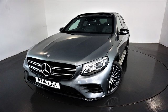 2016 16 Mercedes-Benz GLC-Class 2.1 GLC 250 D 4MATIC AMG LINE PREMIUM 5d AUTO-2 OWNER CAR-BLACK LEATHER-ACTIVE PARK ASSIST-ELECTRIC MEMORY SEAT-BLUETOOTH-SATNAV-PANORAMIC SUNROOF-CRUISE CONTROL-ELECTRIC FOLDING MIRRORS-360 CAMERA-DAB RADIO-AMBIENT ILLUMINATION-HEATED FRONT SEATS-NIGHT PACKAGE-CLIMATE CONTROL