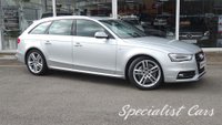 USED 2013 13 AUDI A4 2.0 AVANT TDI S LINE START/STOP 5d 148 BHP 