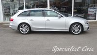 USED 2013 13 AUDI A4 2.0 AVANT TDI S LINE START/STOP 5d 148 BHP 