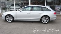 USED 2013 13 AUDI A4 2.0 AVANT TDI S LINE START/STOP 5d 148 BHP 