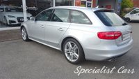 USED 2013 13 AUDI A4 2.0 AVANT TDI S LINE START/STOP 5d 148 BHP 