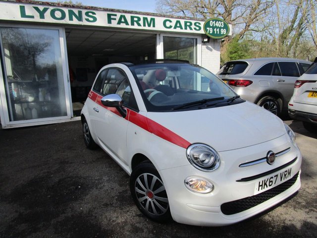 2018 67 Fiat 500c 1.2 CONVERTIBLE MIRROR DUALOGIC 2d 69 BHP AUTOMATIC *VERY RARE*