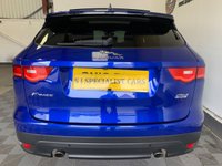 USED 2019 C JAGUAR F-PACE DIESEL ESTATE 2.0 R-SPORT AWD 5d 240 BHP Pano roof + Keyless Entry + Metallic Caesium blue