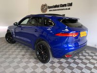 USED 2019 C JAGUAR F-PACE DIESEL ESTATE 2.0 R-SPORT AWD 5d 240 BHP Pano roof + Keyless Entry + Metallic Caesium blue