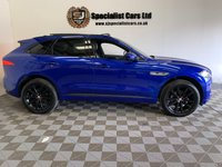 USED 2019 C JAGUAR F-PACE DIESEL ESTATE 2.0 R-SPORT AWD 5d 240 BHP Pano roof + Keyless Entry + Metallic Caesium blue