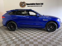 USED 2019 C JAGUAR F-PACE DIESEL ESTATE 2.0 R-SPORT AWD 5d 240 BHP Pano roof + Keyless Entry + Metallic Caesium blue