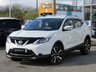 USED 2015 15 NISSAN QASHQAI 1.6 DCI TEKNA 5d 128 BHP Finished in PEARL WHITE with contrasting EBONY BLACK LEATHER HEATED SEATS. The Qashqai is one of the best selling SUV's around at the moment. This Top of the range edition is comfy, easy to drive and has enough space for 5 adults. Features include, Full heated leather, Sat Nav, 19" Alloys, Electric Seats, Auto Park, 360 Reverse Cameras, B/Tooth and much more. Dealer serviced at 4212 miles, 12386 miles, 20997 miles, 23830 miles and recently at 27514 miles.