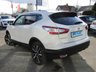 USED 2015 15 NISSAN QASHQAI 1.6 DCI TEKNA 5d 128 BHP Finished in PEARL WHITE with contrasting EBONY BLACK LEATHER HEATED SEATS. The Qashqai is one of the best selling SUV's around at the moment. This Top of the range edition is comfy, easy to drive and has enough space for 5 adults. Features include, Full heated leather, Sat Nav, 19" Alloys, Electric Seats, Auto Park, 360 Reverse Cameras, B/Tooth and much more. Dealer serviced at 4212 miles, 12386 miles, 20997 miles, 23830 miles and recently at 27514 miles.
