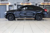 USED 2017 67 BMW X6 3.0 XDRIVE30D M SPORT 4d 255 BHP M SPORT PLUS PACKAGE + PANORAMIC GLASS SUNROOF + DIGITAL DASH DISPLAY + HEAD UP DISPLAY + PROFESSIONAL SATELLITE NAVIGATION + HARMAN KARDON SOUND SYSTEM + ENHANCED BLUETOOTH PHONE PREPARATION WITH WIRELESS CHARGING + REAR VIEW CAMERA + APPS CONTROL + TV FUNCTION + APPLE CARPLAY PREPARATION + AUTOMATIC AIR CONDITIONING +  DUAL ZONE CLIMATE CONTROL + ELECTRICALLY ADJUSTABLE LEATHER MULTIFUNCTIONAL STEERING WHEEL WITH PADDLE SHIFT GEAR SELECT + DAB DIGITAL RADIO + KEYLESS START