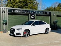 USED 2018 18 AUDI A3 2.0 S3 TFSI QUATTRO BLACK EDITION 4d 306 BHP 1 Owner, F/A/S/H, B&O Sound