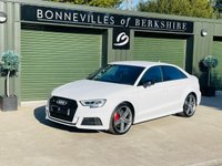 USED 2018 18 AUDI A3 2.0 S3 TFSI QUATTRO BLACK EDITION 4d 306 BHP 1 Owner, F/A/S/H, B&O Sound