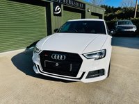 USED 2018 18 AUDI A3 2.0 S3 TFSI QUATTRO BLACK EDITION 4d 306 BHP 1 Owner, F/A/S/H, B&O Sound